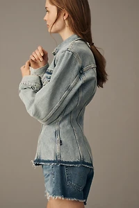 7 For All Mankind Cinched Denim Jacket