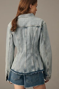 7 For All Mankind Cinched Denim Jacket