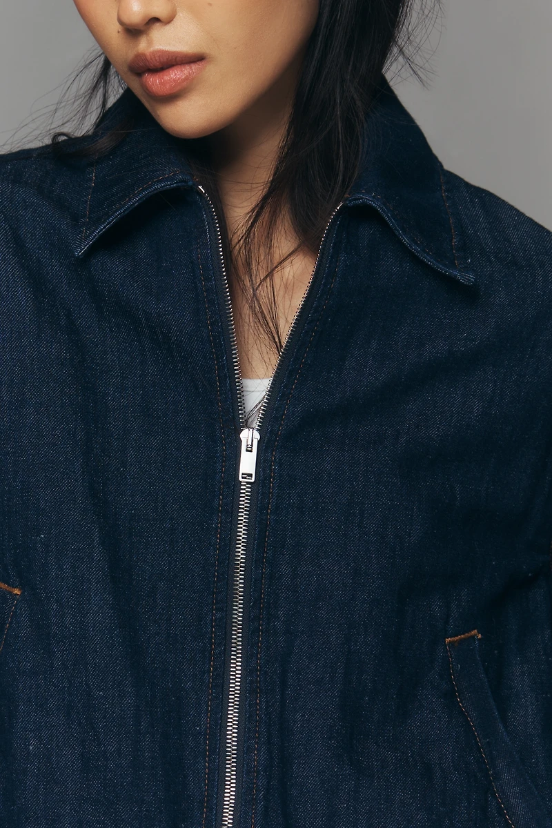 7 For All Mankind Rinsed Denim Jacket