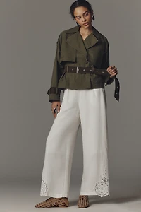 Derek Lam 10 Crosby Ines Crop Trench Jacket