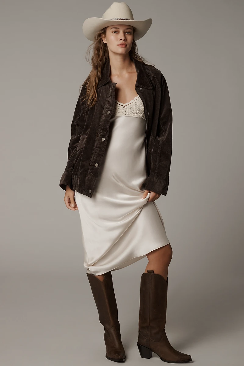 Pilcro Corduroy Bomber Jacket