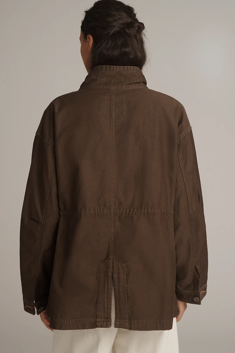 Pilcro Surplus Cinch-Waist Jacket