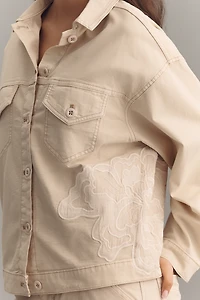 Weston Embroidered Boyfriend Jacket by Pilcro