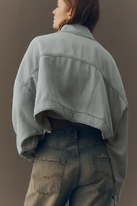 Pilcro East-West Cropped Denim Jacket