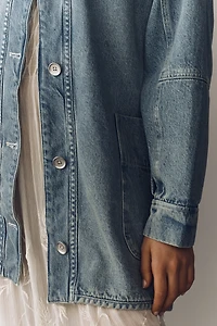 Pilcro Mid-Length Denim Chore Jacket