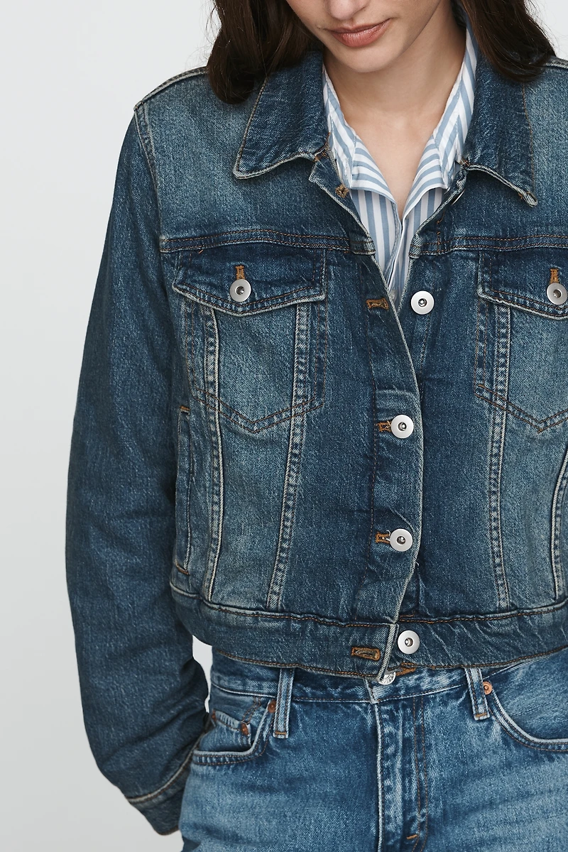 Pilcro Shrunken Denim Jacket