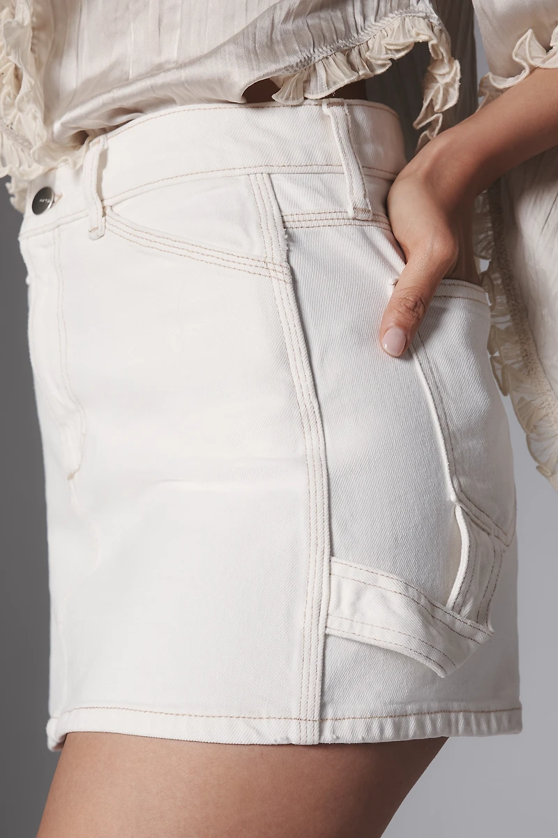 Joe's Jeans Carpenter Denim Mini Skirt