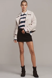 Joe's Jeans Faux-Suede Mini Skirt