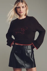 BLANKNYC Inner Driver Faux-Leather Mini Skirt