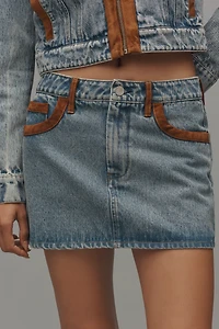BLANKNYC Rodeo Drive Denim Mini Skirt