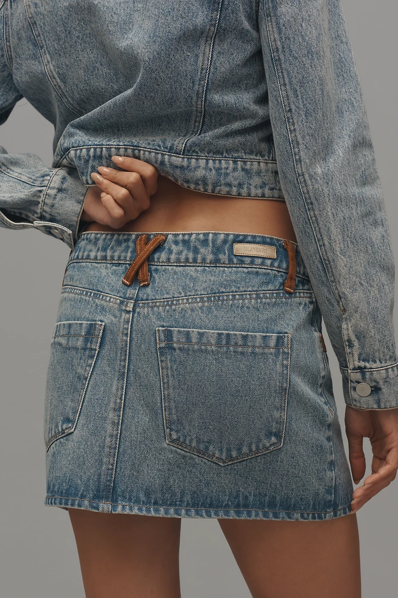BLANKNYC Rodeo Drive Denim Mini Skirt