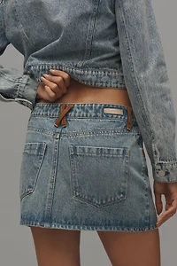BLANKNYC Rodeo Drive Denim Mini Skirt