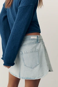 BLANKNYC Denim Asymmetric Mini Skirt