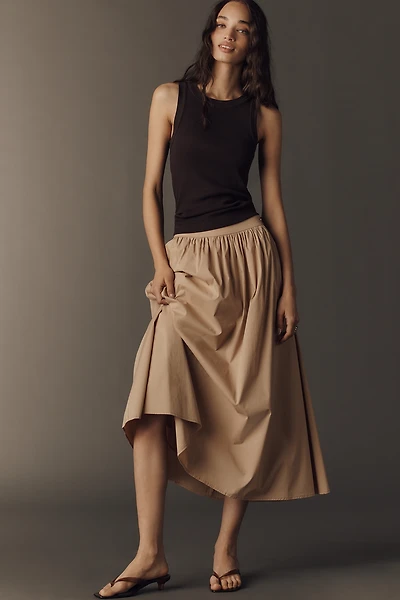 Bishop + Young Cotton Midi Skirt