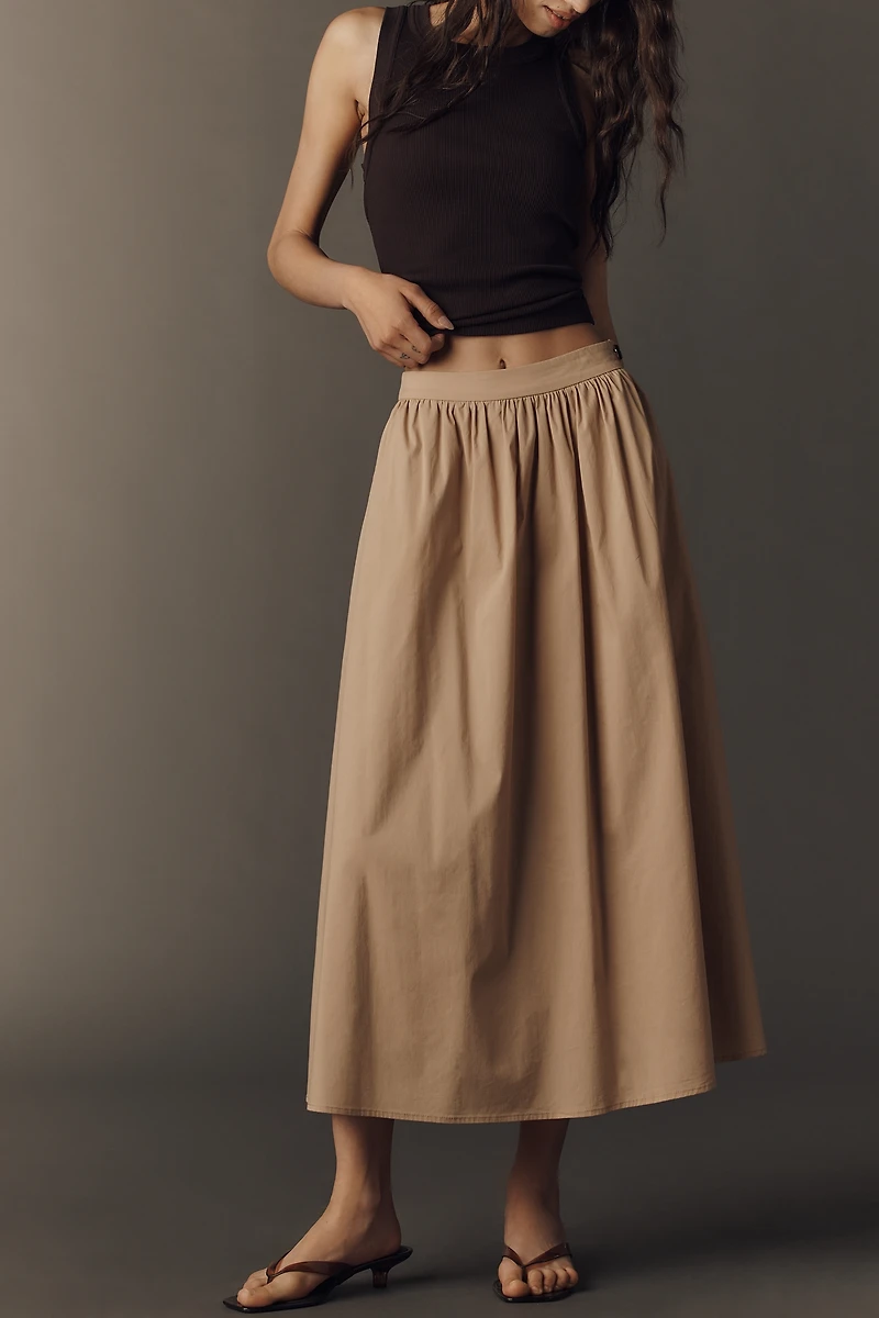 Bishop + Young Cotton Midi Skirt