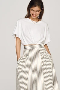 Bishop + Young Sorrento Cotton Midi Skirt