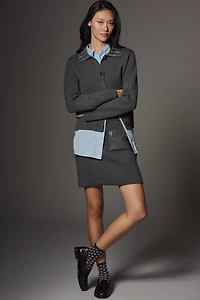 Maeve Gem Pocket Knit Mini Skirt