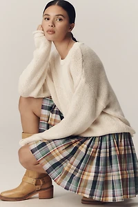 Maeve Basque-Waist Mini Skort