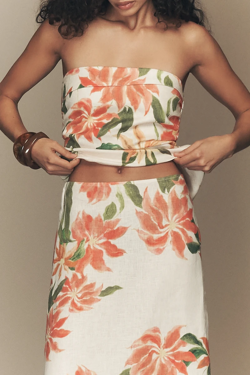 Faithfull The Brand Prieto Linen Maxi Skirt