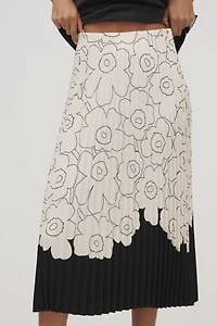 Marimekko Piiru Piirto Unikko Plissé Midi Skirt