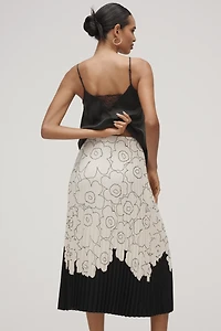Marimekko Piiru Piirto Unikko Plissé Midi Skirt
