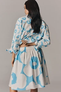 Marimekko Poiminnot Unikko A-Line Knee-Length Skirt