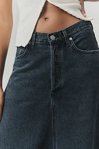 AGOLDE Odin Exaggerated Denim Maxi Skirt
