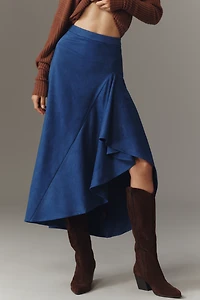 Line & Dot Sina Ruffle Midi Skirt