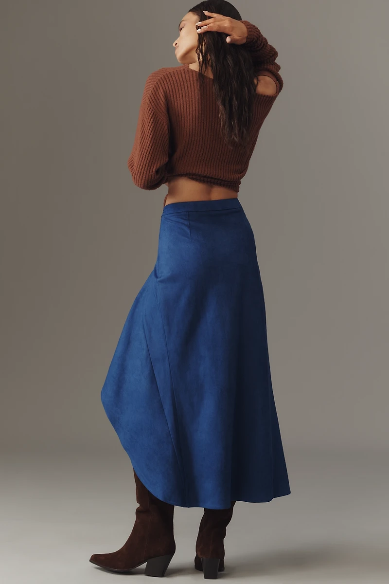 Line & Dot Sina Ruffle Midi Skirt