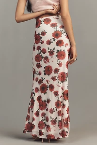 AFRM Tegan Printed Maxi Skirt