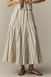Maeve Striped Maxi Skirt