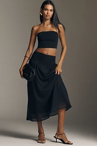 By Anthropologie Knit Midi Skirt