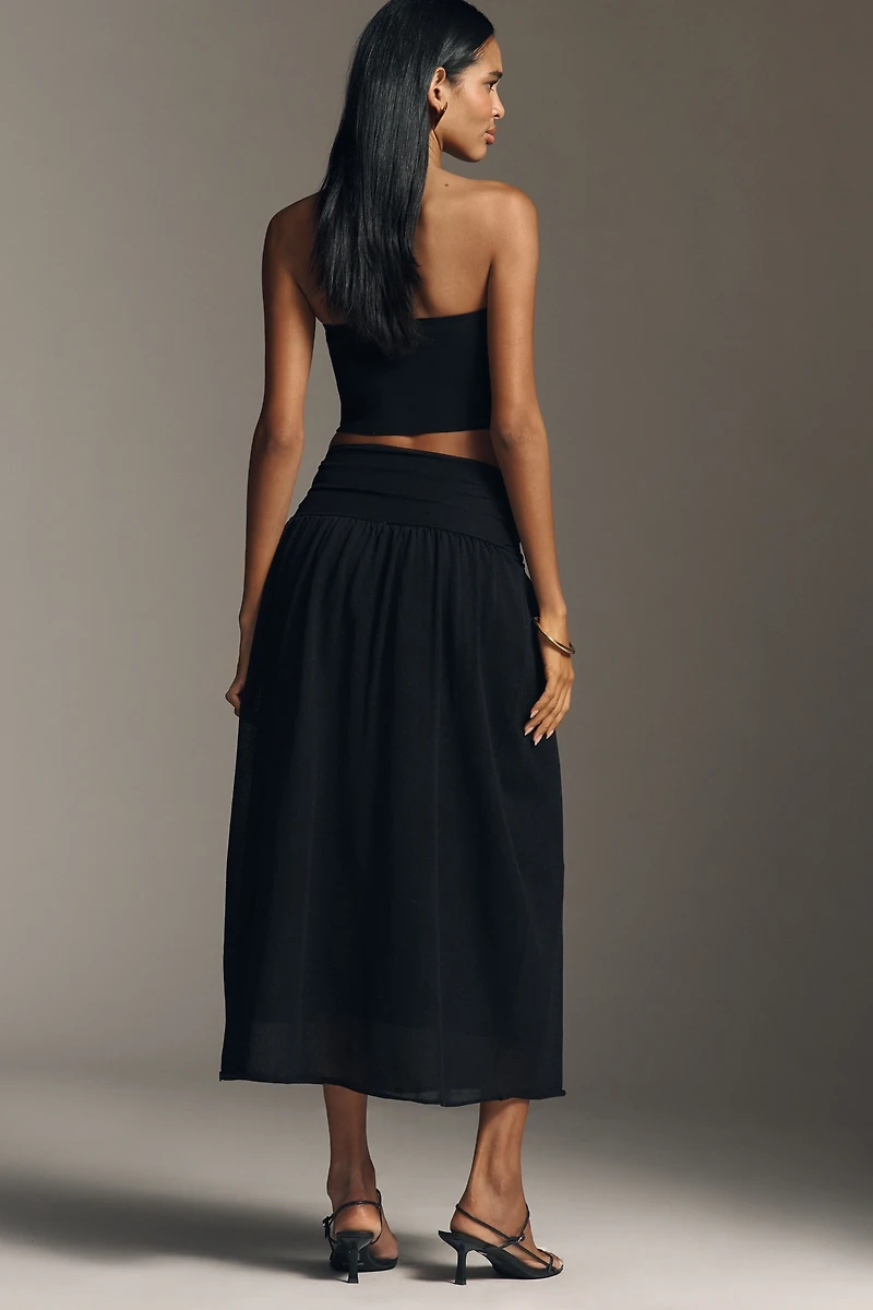 By Anthropologie Knit Midi Skirt