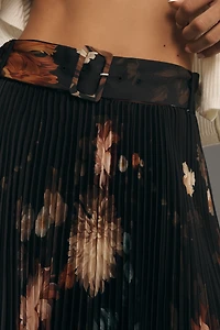 Ranna Gill Aria Pleated Midi Skirt