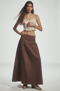 Glamorous Drop-Waist Maxi Skirt