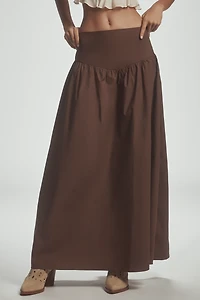 Glamorous Drop-Waist Maxi Skirt