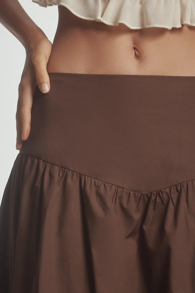 Glamorous Drop-Waist Maxi Skirt