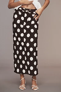 The Colette Belted Maxi Skirt by Maeve