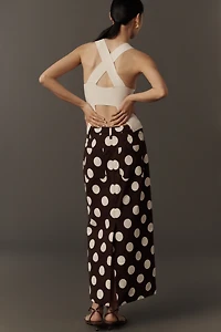 The Colette Belted Maxi Skirt by Maeve