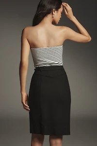 By Anthropologie Belted Pencil Skirt: Magic Fabric Edition