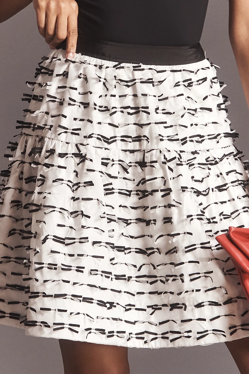 Maeve Bow Mini Skirt