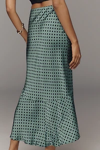 Maeve Bias Ruffled Midi Skirt