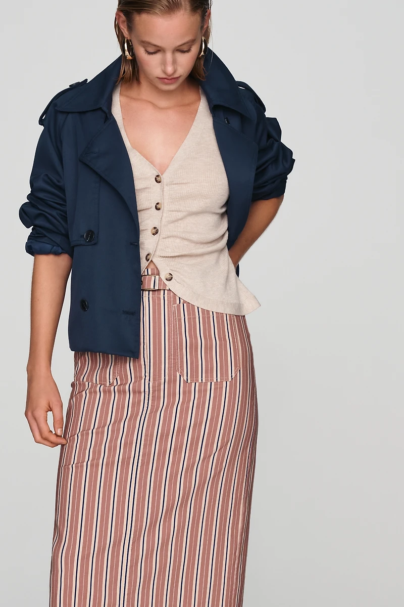 Maeve Colette Plaid Maxi Skirt Magic Fabric