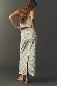 Colette Plaid Maxi Skirt by Maeve