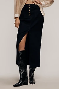 English Factory Denim Maxi Skirt