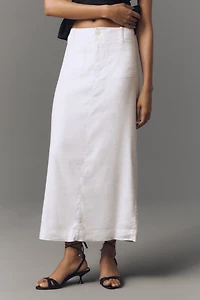The Colette Linen Blend Maxi Skirt by Maeve