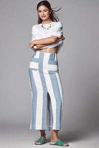 The Colette Linen Blend Maxi Skirt by Maeve