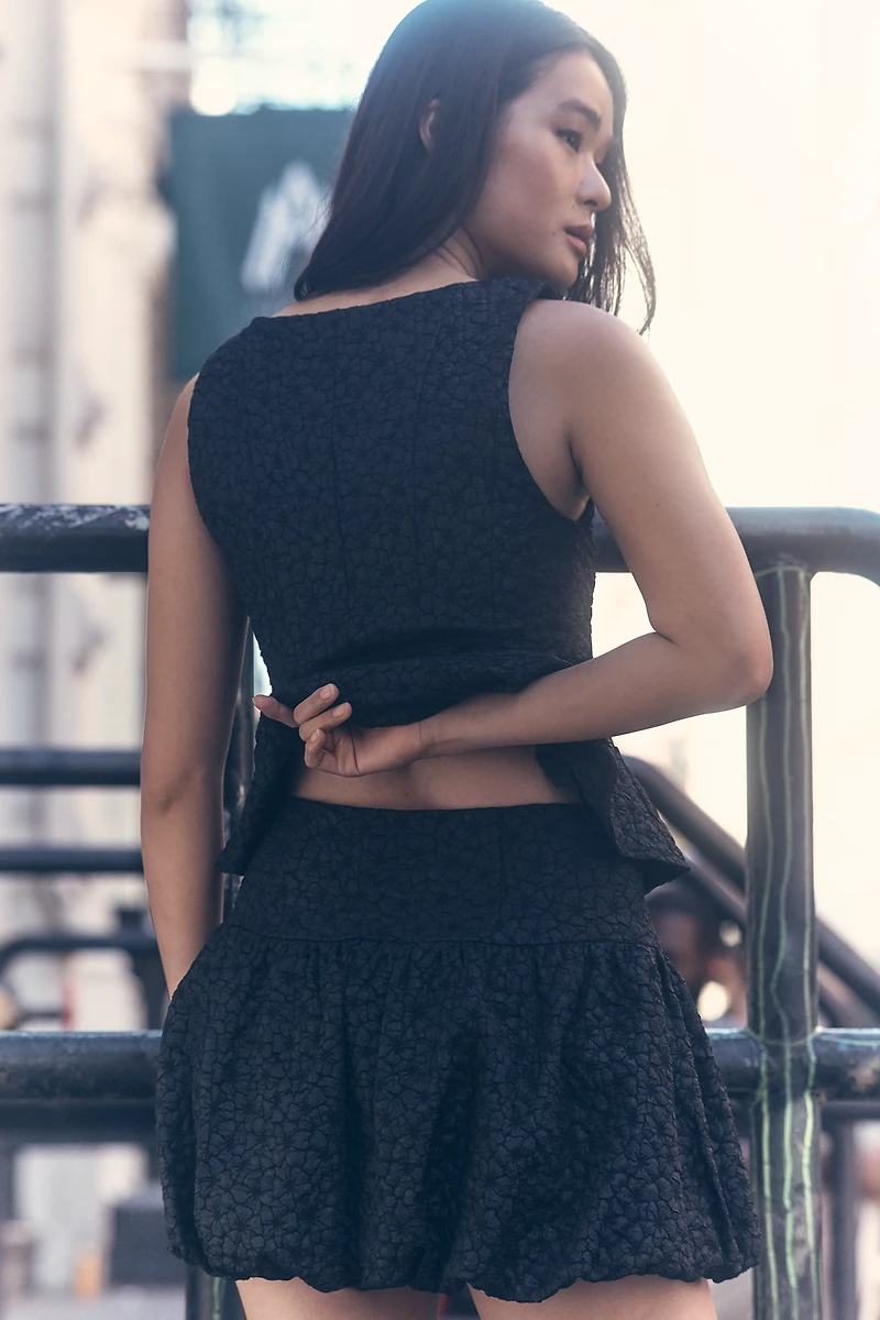 ASTR The Label Alea Bubble Mini Skirt