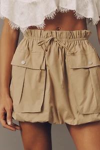 ASTR The Label Rey Cargo Bubble-Hem Skirt