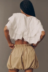 ASTR The Label Rey Cargo Bubble-Hem Skirt